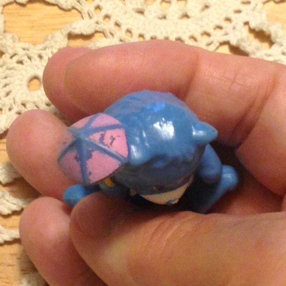 Vintage Care Bears Grumpy Bear with umbrella, pvc miniature - Picture 4 of 6